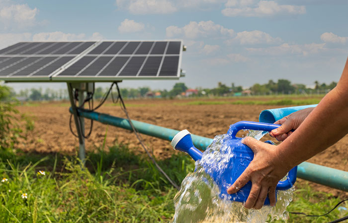 Solar Power Saves Water